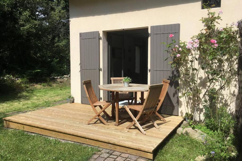 Maison avec jardin clos. Animaux acceptés - Wifi - Proche plages de la Trinité sur Mer et Carnac Exterior foto
